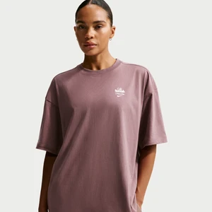 T-shirt damski oversize z krótkim rękawem Nike Classic - Fiolet