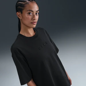 Damski T-shirt z krótkim rękawem o kroju oversize Nike Sportswear - Czerń