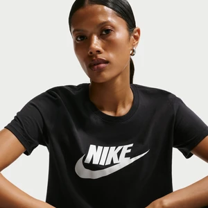 Damski T-shirt z logo Nike Essentials - Czerń