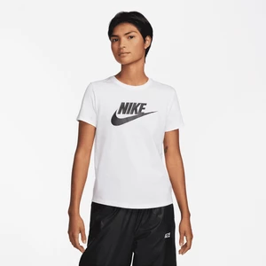 Damski T-shirt z logo Nike Sportswear Essentials - Biel