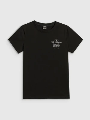 Zdjęcie produktu Damski t-shirt z nadrukiem 4F 4FRSS26TTSHF4537 - czarny