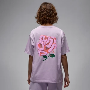 Damski T-shirt z nadrukiem Jordan - Fiolet