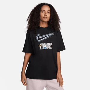 Damski T-shirt z nadrukiem Nike Sportswear - Czerń