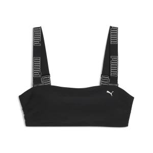 Damski top bandeau PUMA, Odzież, Czarny,