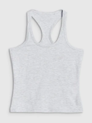 Damski top basic 4F 4FWMM00TSLEF124 - szary
