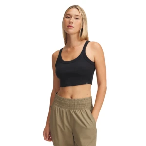 Damski top basic Under Armour UA Rival Rib Baby Tank - czarny