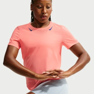 Damski top do biegania Dri-FIT ADV Nike AeroSwift - Różowy
