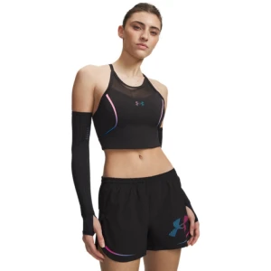 Damski top do biegania Under Armour UA Velociti Elite Crop Tank - czarny