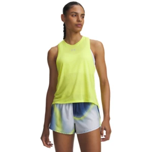 Damski top do biegania Under Armour UA Velociti Singlet - żółty