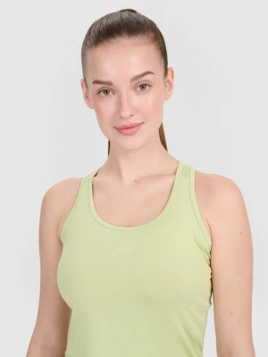 Damski top treningowy 4F 4FRSS25TFSLF414 - zielony
