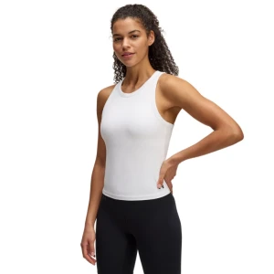 Damski top treningowy Under Armour Motion High Neck Tank - biały