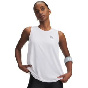 Damski top treningowy Under Armour Tech Tank Solid - biały