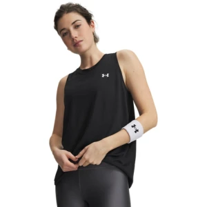 Damski top treningowy Under Armour Tech Tank Solid - czarny