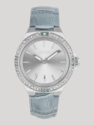 Damski zegarek na rękę w kolorze jasnoszarym/srebrnym Joop