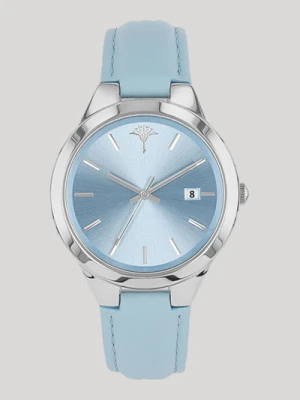 Damski zegarek na rękę w kolorze srebrnym/jasnoniebieskim Joop