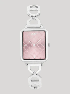 Damski zegarek na rękę w kolorze srebrnym/różowym Joop