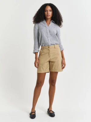 Damskie beżowe lekkie szorty chino GANT