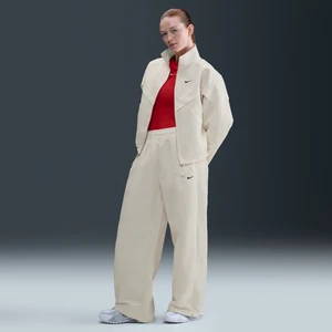 Damskie błyszczące spodnie Nike Windrunner - Biel