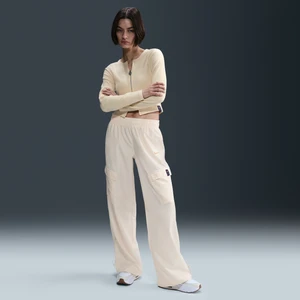 Damskie bojówki piłkarskie z tkaniny Nike FFF - Brązowy