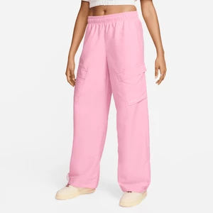 Damskie bojówki z tkaniny Nike Sportswear - Różowy