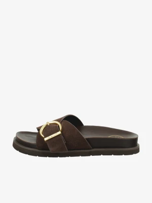 Damskie brązowe zamszowe sandały Mardale GANT