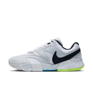Damskie buty do tenisa na korty twarde NikeCourt Lite 4 - Biel