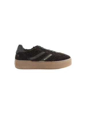 Damskie ciemnobrązowe sneakersy MARC O'POLO 5000016520-0344