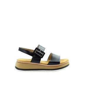 Damskie czarne casualowe sandały GABOR 82.744.57