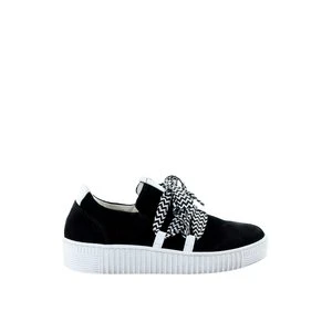 Damskie czarne sneakersy Gabor 83.333.37