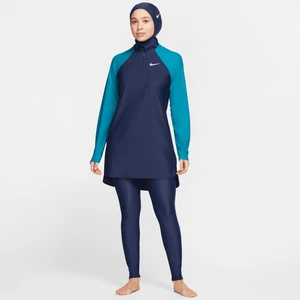 Zdjęcie produktu Damskie dopasowane legginsy kąpielowe zapewniające pełną osłonę Nike Victory - Niebieski