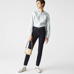 Damskie Elastyczne Jeansy Skinny Z Bawełny Lacoste