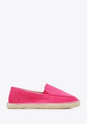 Damskie espadryle z ekozamszu różowe Wittchen