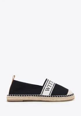 Damskie espadryle z lamówką z napisem WITTCHEN