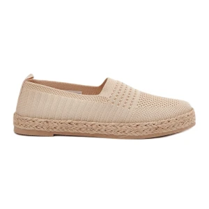 Damskie Espadryle Z Plecionką Vinceza 13624 Beżowe beżowy