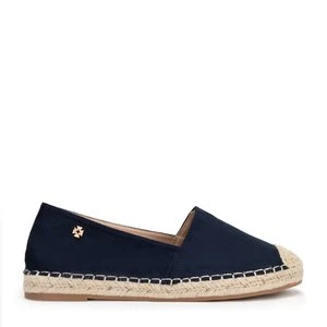 Damskie espadryle z plecionym noskiem granatowe Wittchen
