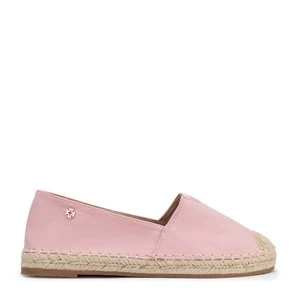 Damskie espadryle z plecionym noskiem różowe Wittchen