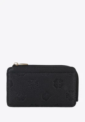 Damskie etui na karty z imitacji skóry czarne Wittchen