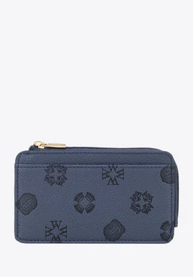Damskie etui na karty z imitacji skóry granatowe Wittchen