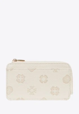 Damskie etui na karty z imitacji skóry kremowe Wittchen