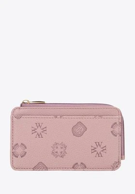 Damskie etui na karty z imitacji skóry zgaszony róż Wittchen