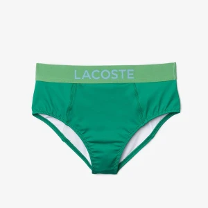 Lacoste Damskie figi bikini z nadrukiem