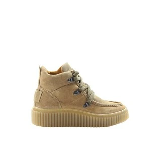 Damskie jasnobrązowe botki Marc O' Polo 50916066301300-728 Marc O'Polo