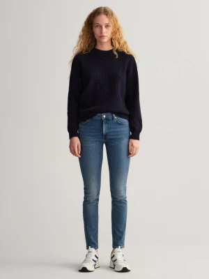 Damskie Jeansy z Bardzo Elastycznej Tkaniny Farla Slim Fit GANT