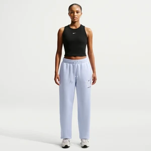 Damskie joggery o kroju oversize z wysokim stanem Nike Phoenix Fleece - Niebieski