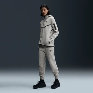 Damskie joggery ze średnim stanem Nike Tech Fleece - Szary