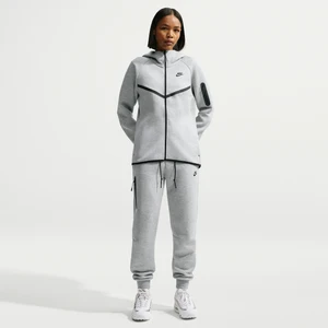 Damskie joggery ze średnim stanem Nike Tech Fleece - Szary