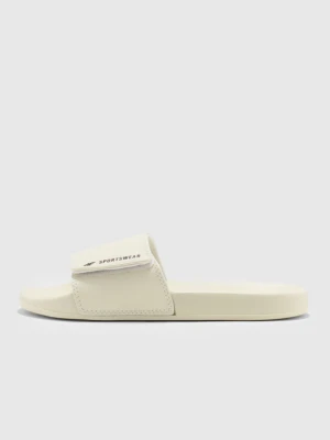 Damskie klapki 4F 4FMM00FFLIF031A - beżowe