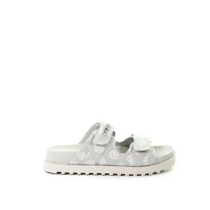 Damskie klapki jasne szare GUESS FLJFB2 FAB19