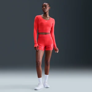 Zdjęcie produktu Damskie kolarki z wysokim stanem 13 cm Dri-FIT Nike Pro Sculpt - Czerwony
