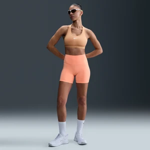 Damskie kolarki z wysokim stanem 13 cm Nike One - Pomarańczowy